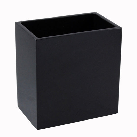 Black Lacquer Bathroom Accessories Hudson & Vine
