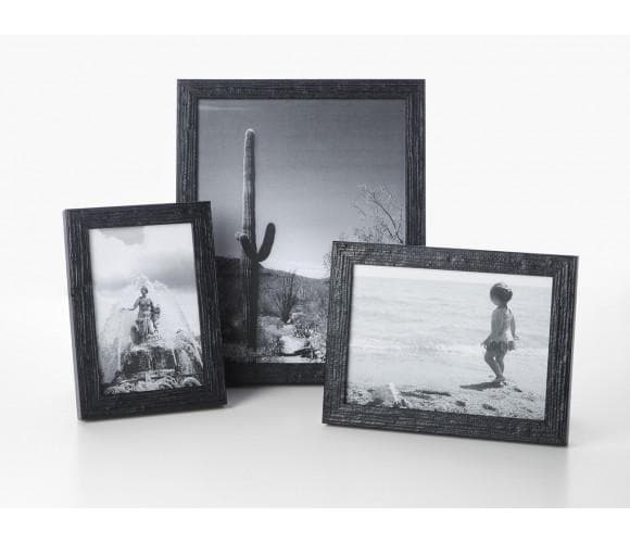 Oaxaca Woven Black Clay Impressions Picture Frame