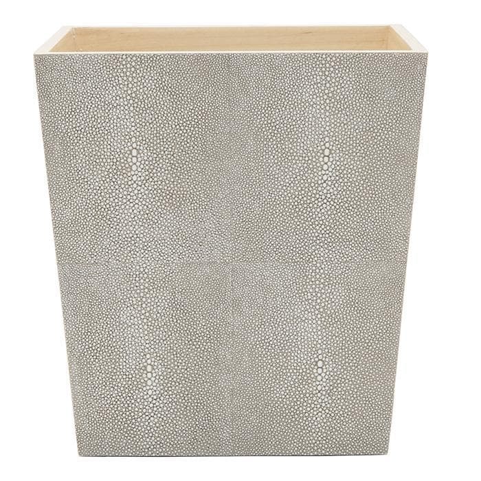 Crosby Sand Rectangle Waste Basket, Tapered