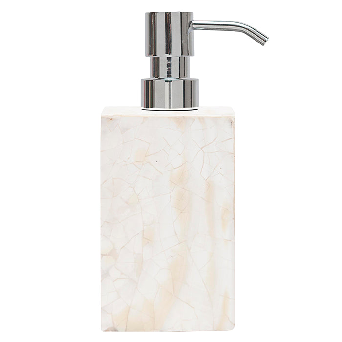Lugano Pearl White Shell Bathroom Accessories