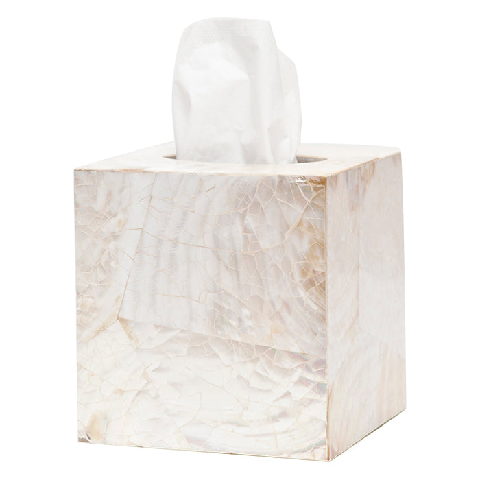 Lugano Pearl White Shell Bathroom Accessories