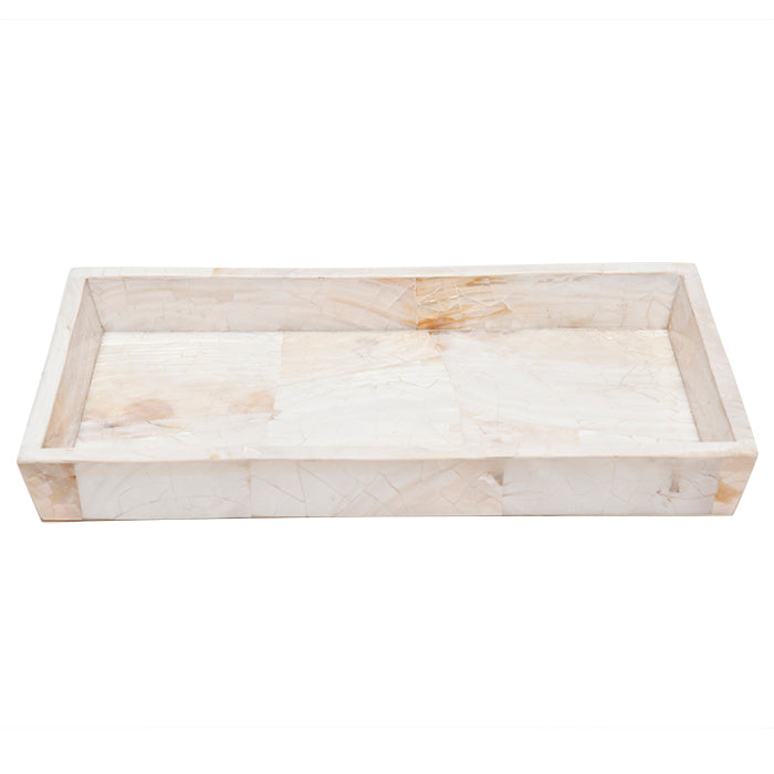 Lugano Pearl White Shell Bathroom Accessories