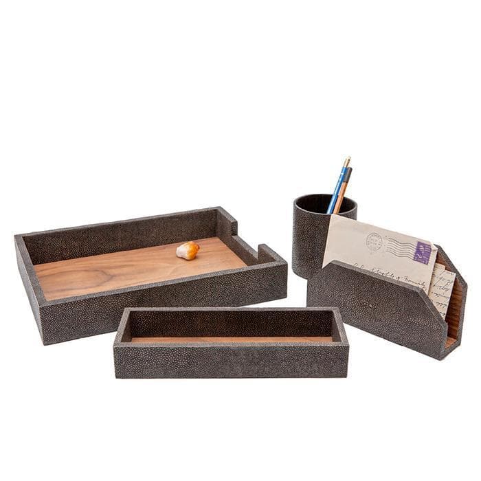 Crosby Mushroom Office Accessory Set/4