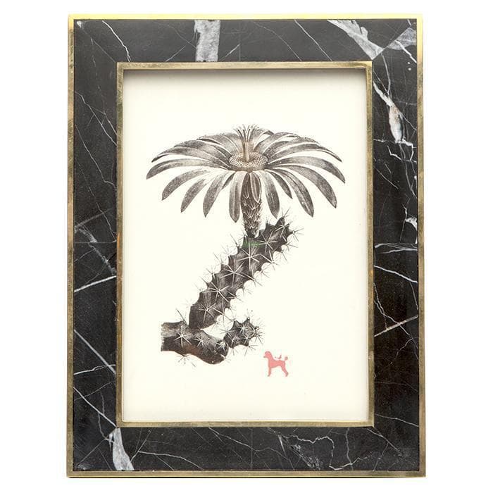 Thun Nero Marble Picture Frames (Brass Metal)