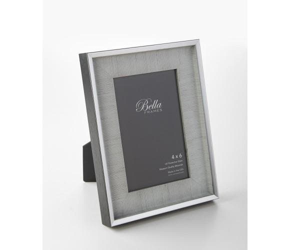 Trinity Anchor Chambray Silver Back Picture Frame